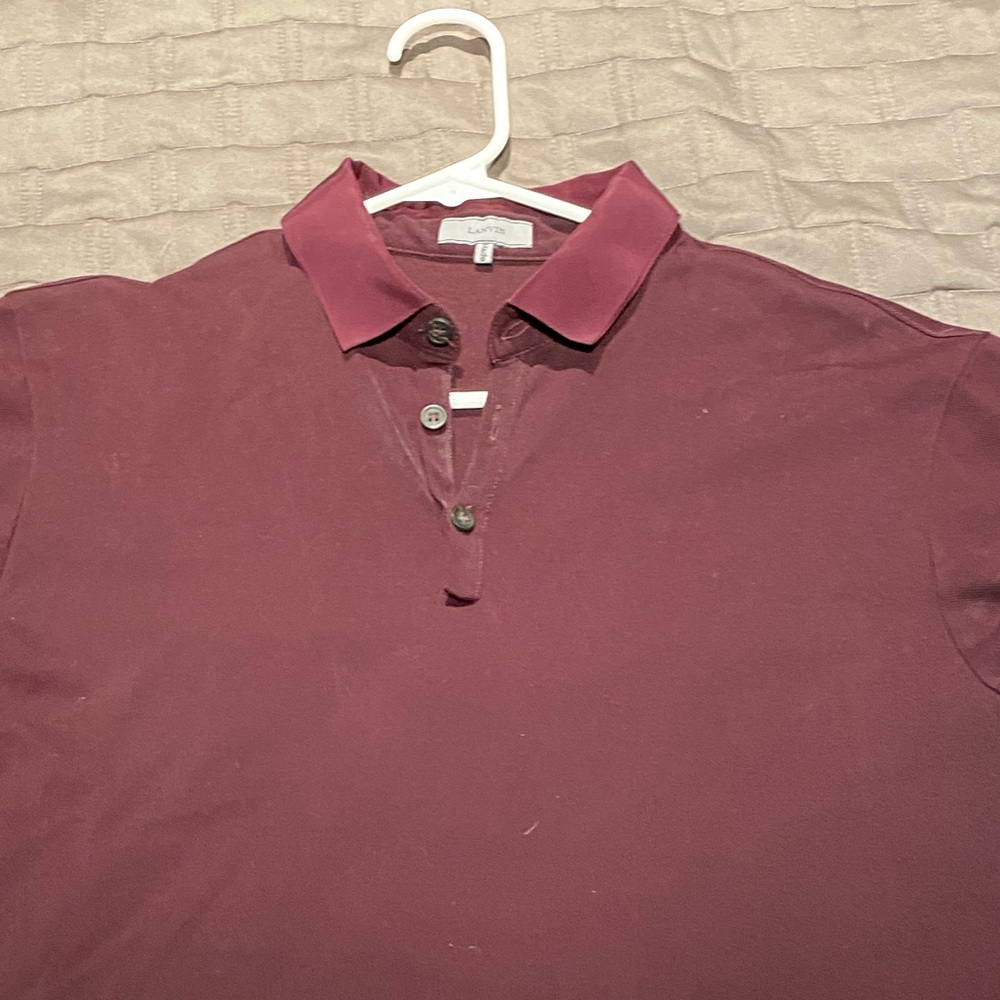 Beautiful burgundy polo by Lanvin